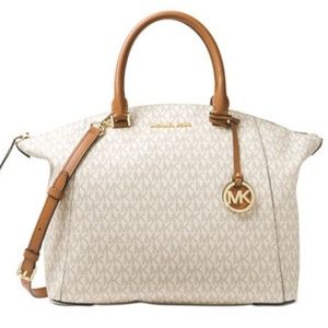 Michael Kors RILEY Large Signature Satchel